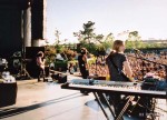 From stage right, overlooking the crowd